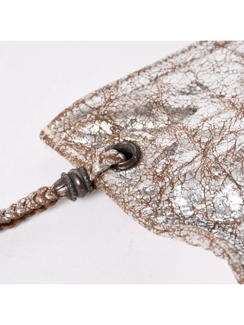 Chrome Hearts BS Flare Clutch Flat 925 Sterling Silver Metallic